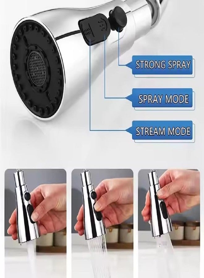 Daesyn Deal Flexible Faucet Extender for Kitchen & Bathroom | 360° Rotatable Water Saving Tap Attachment | Durable & Modern Design | Adjustable Nozzle for Sink Cleaning - Image 4